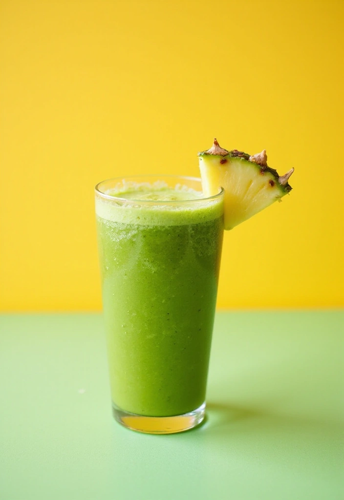 27 Gluten-Free Superfood Smoothie Recipes - 19. Tropical Green Smoothie