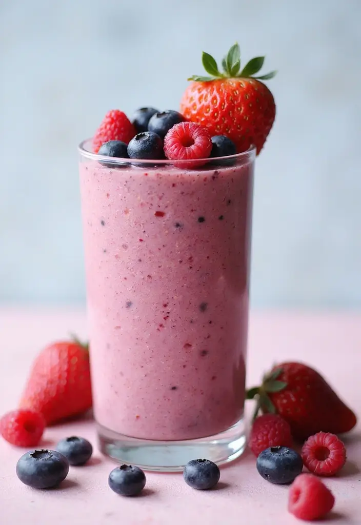 27 Gluten-Free Superfood Smoothie Recipes - 2. Berry Blast Smoothie