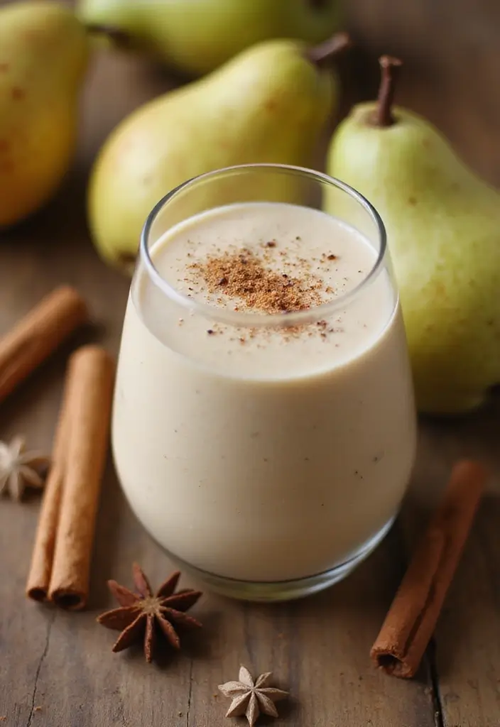 27 Gluten-Free Superfood Smoothie Recipes - 27. Spiced Pear Smoothie
