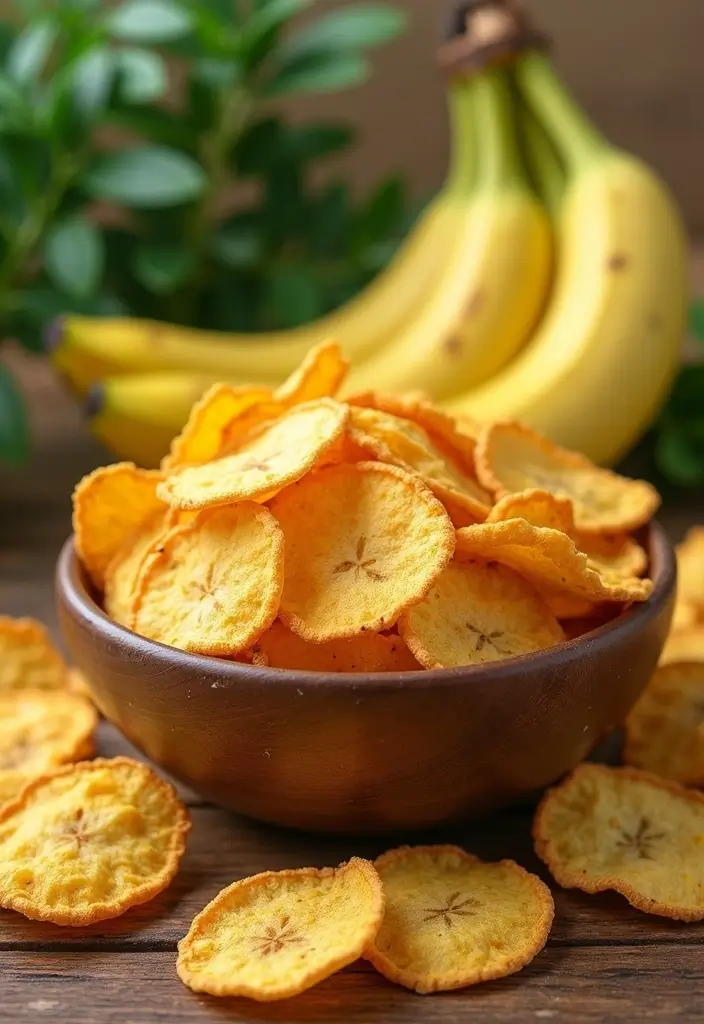 27 Gluten-Free Travel-Friendly Snacks for Your Next Adventure - 18. Banana Chips