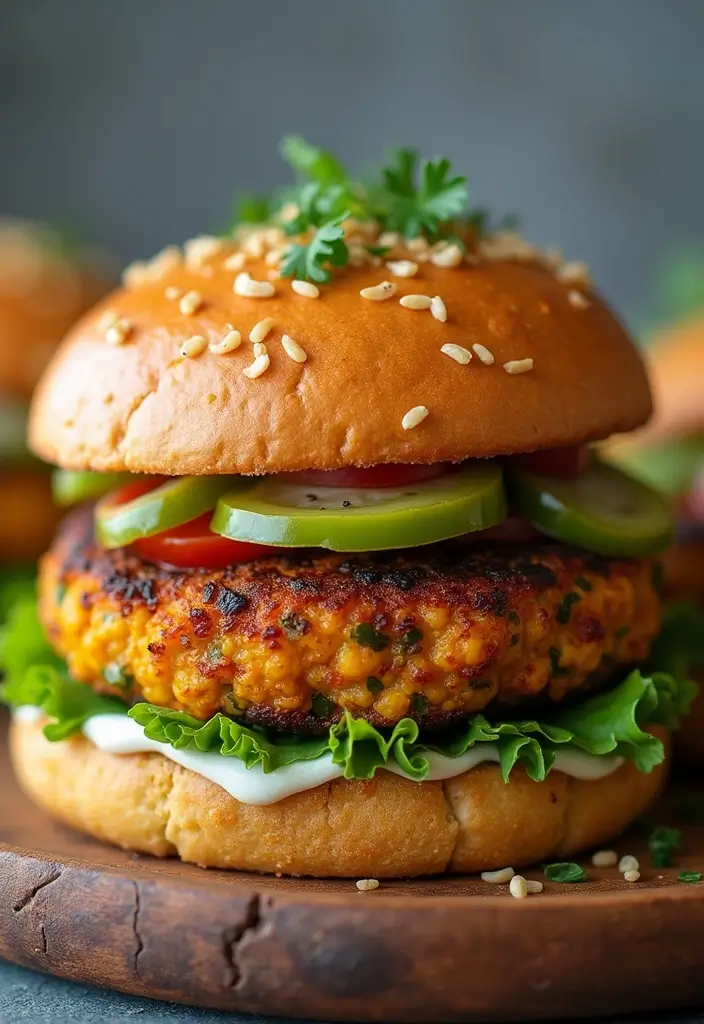 27 Gluten-Free Vegan Meals Packed with Protein - 16. Vegan Lentil Burger