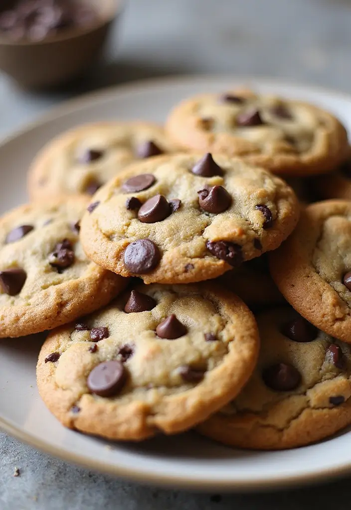 27 Gluten-Free Vegan Meals Packed with Protein - 20. Vegan Chocolate Chip Cookies