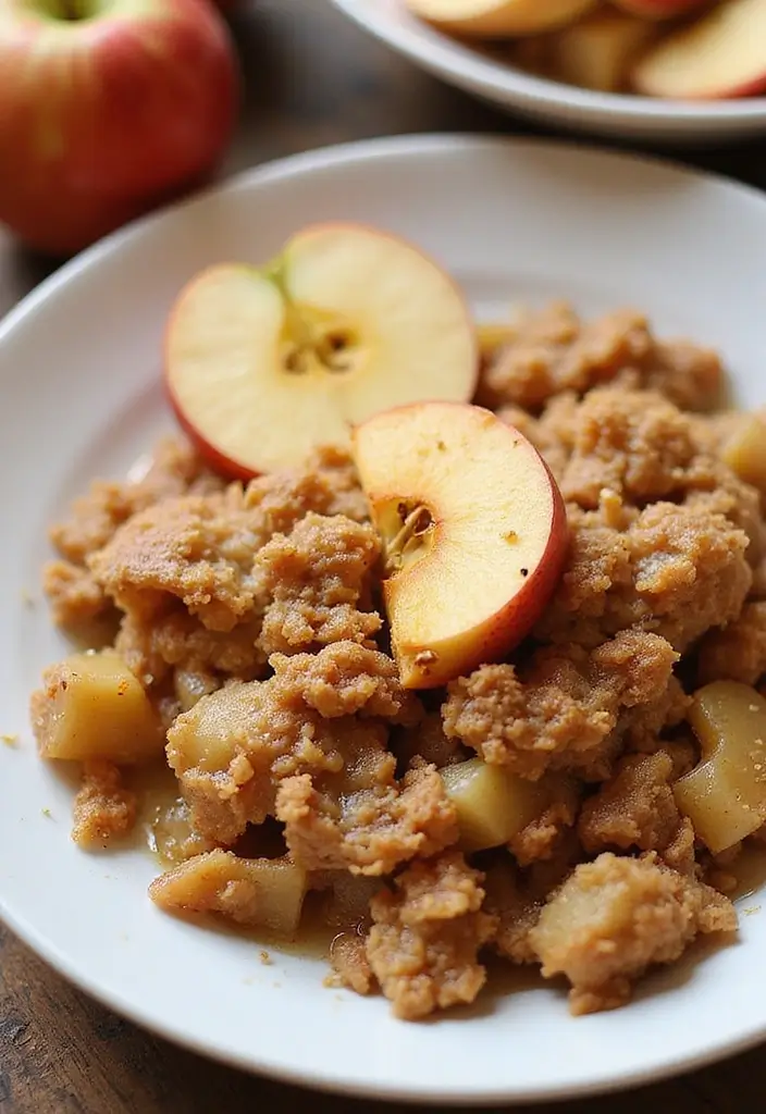 27 Gluten-Free Vegan Meals Packed with Protein - 21. Vegan Apple Crisp