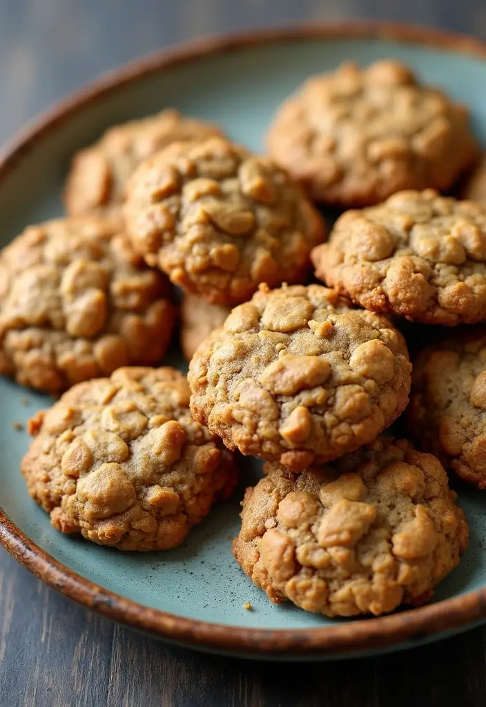 27 Gluten-Free Vegan Meals Packed with Protein - 23. Vegan Oatmeal Cookies