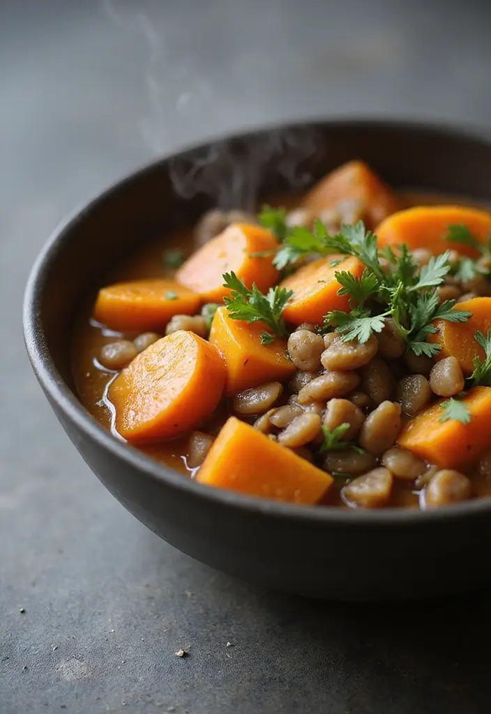 27 Gluten-Free Vegan Meals Packed with Protein - 3. Lentil and Sweet Potato Stew
