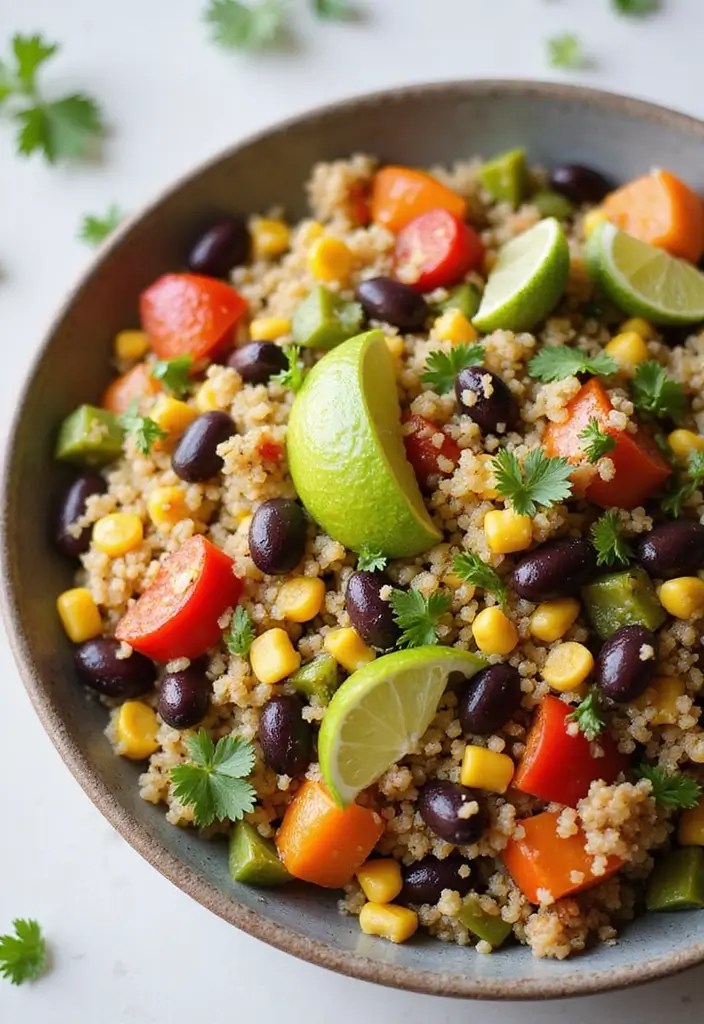 27 Quick Gluten-Free Lunch Recipes You’ll Actually Love - 1. Quinoa and Black Bean Salad