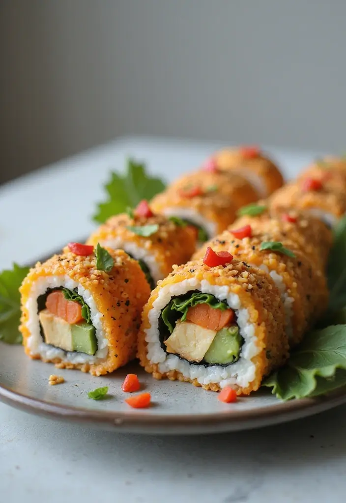27 Quick Gluten-Free Lunch Recipes You’ll Actually Love - 13. Vegetable Sushi Rolls