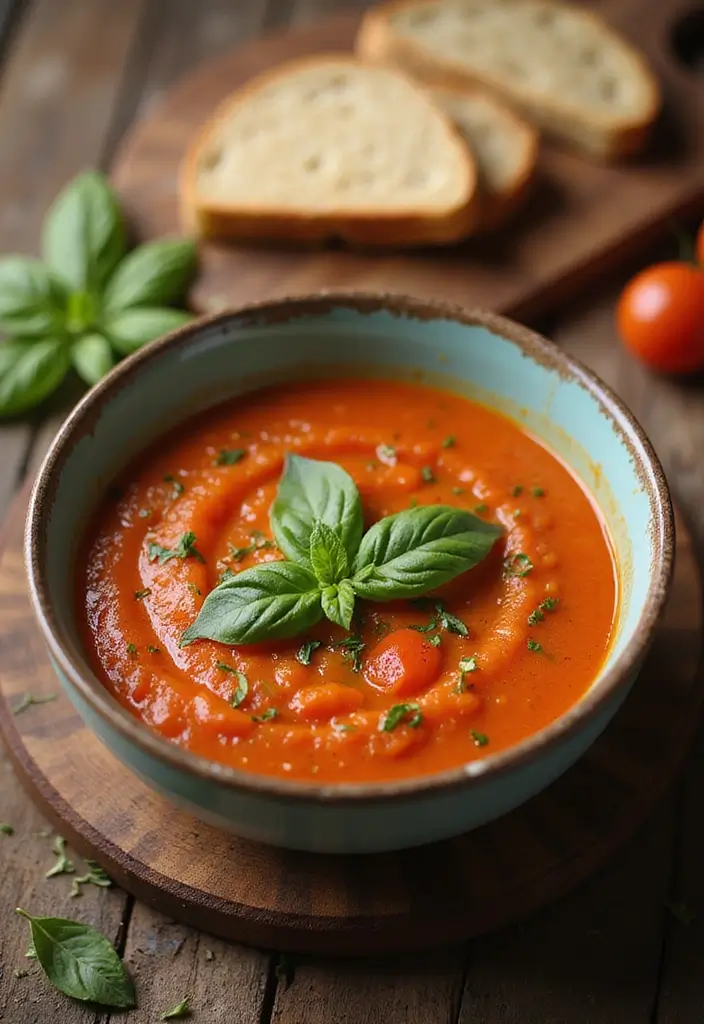 27 Quick Gluten-Free Lunch Recipes You’ll Actually Love - 22. Tomato Basil Soup