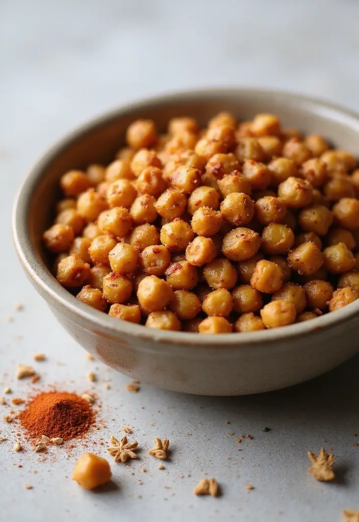 27 Quick Gluten-Free Lunch Recipes You’ll Actually Love - 26. Roasted Chickpeas Snack