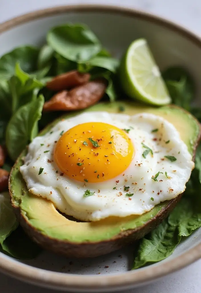 27 Quick Gluten-Free Lunch Recipes You’ll Actually Love - 9. Avocado and Egg Breakfast Bowl