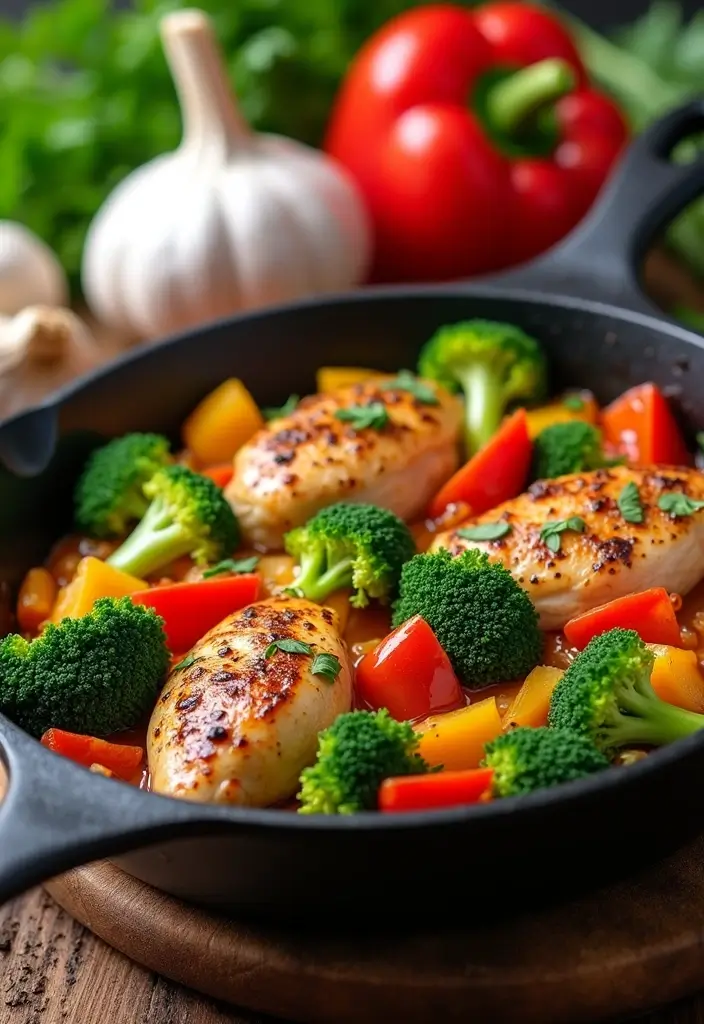 27 Quick Gluten-Free Stir-Fry Recipes - 1. Garlic Chicken Stir-Fry