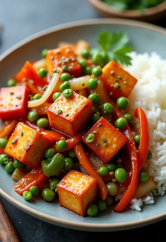 27 Quick Gluten-Free Stir-Fry Recipes - 12. Spicy Szechuan Tofu Stir-Fry