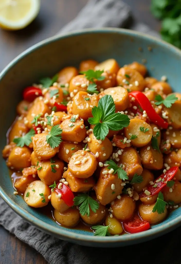 27 Quick Gluten-Free Stir-Fry Recipes - 15. Thai Peanut Chicken Stir-Fry