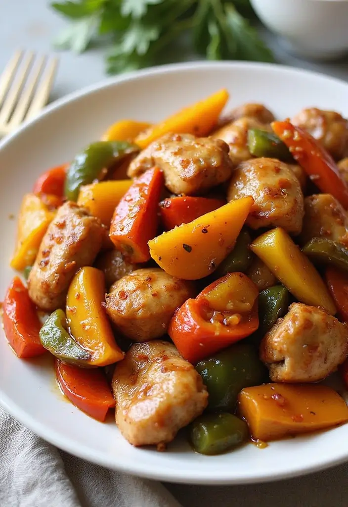 27 Quick Gluten-Free Stir-Fry Recipes - 20. Apricot Glazed Chicken Stir-Fry