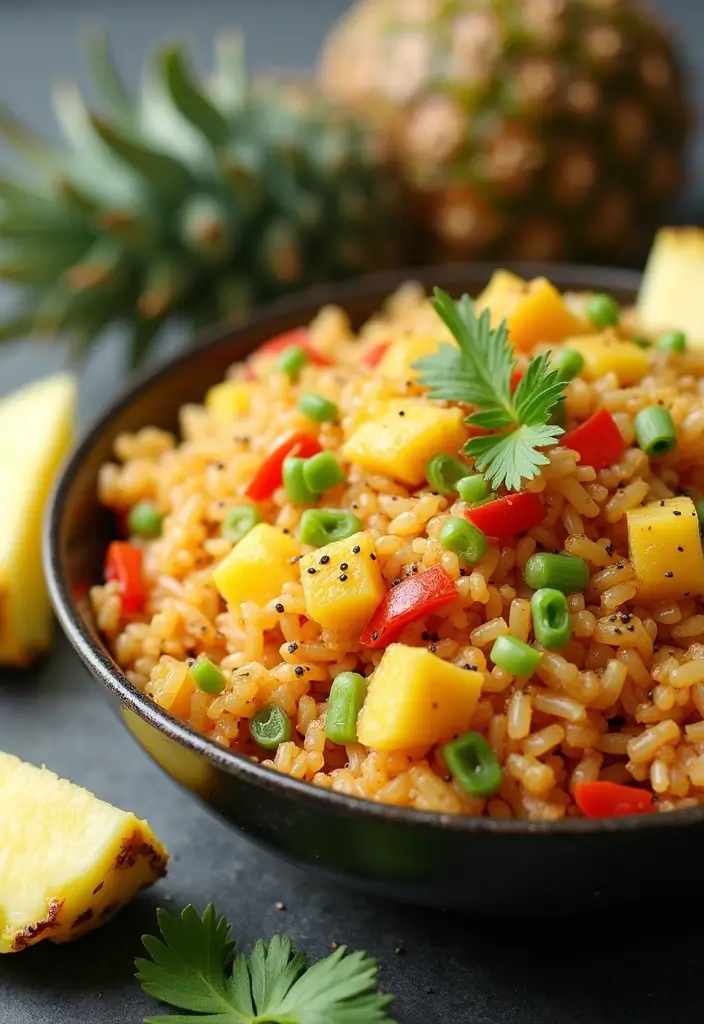 27 Quick Gluten-Free Stir-Fry Recipes - 21. Pineapple Fried Rice Stir-Fry