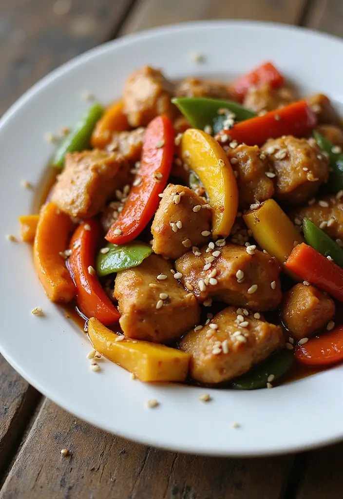 27 Quick Gluten-Free Stir-Fry Recipes - 22. Honey Garlic Chicken Stir-Fry