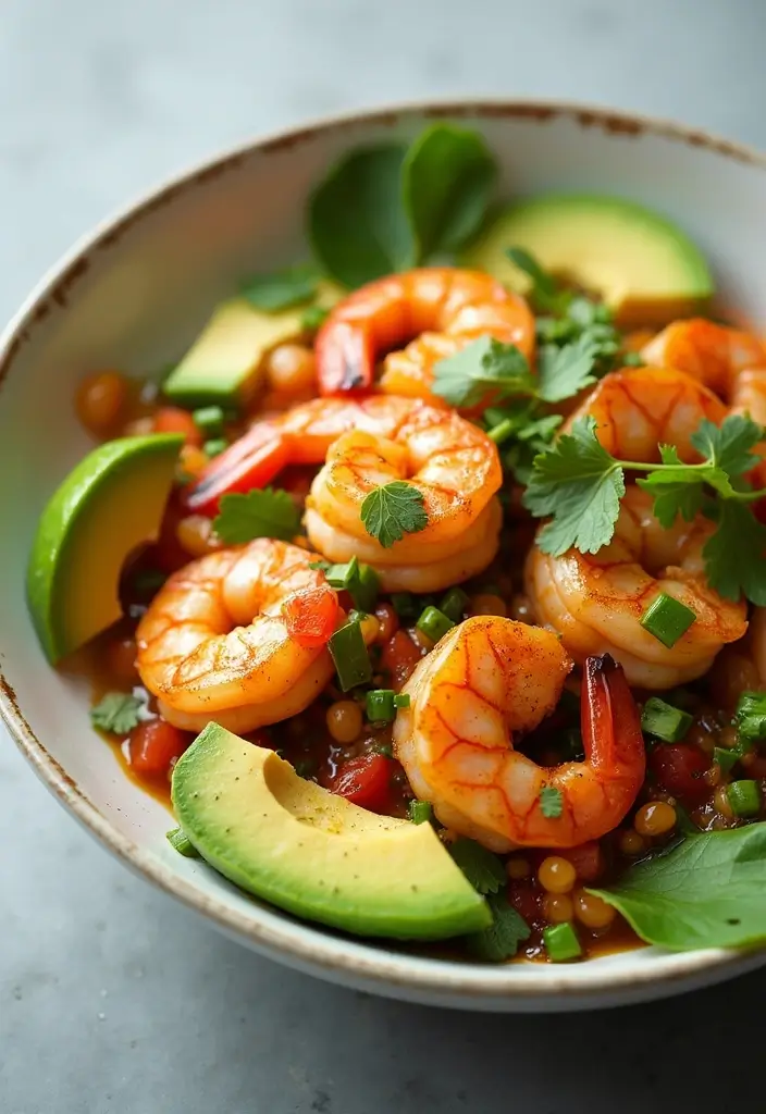 27 Quick Gluten-Free Stir-Fry Recipes - 24. Shrimp and Avocado Stir-Fry