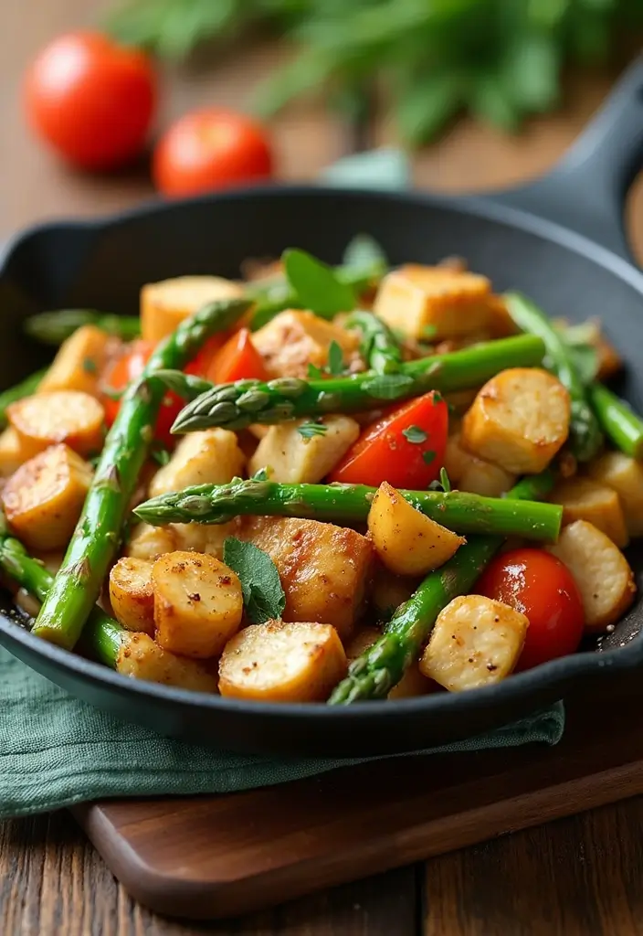 27 Quick Gluten-Free Stir-Fry Recipes - 25. Asparagus and Chicken Stir-Fry