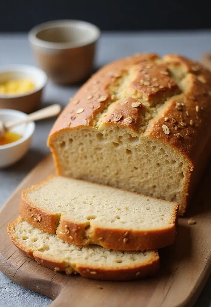 27 Soft & Fluffy Gluten-Free Bread Recipes - 15. Gluten-Free Oat Bread