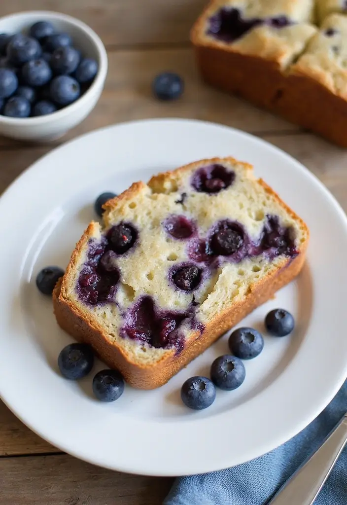 27 Soft & Fluffy Gluten-Free Bread Recipes - 21. Gluten-Free Blueberry Bread