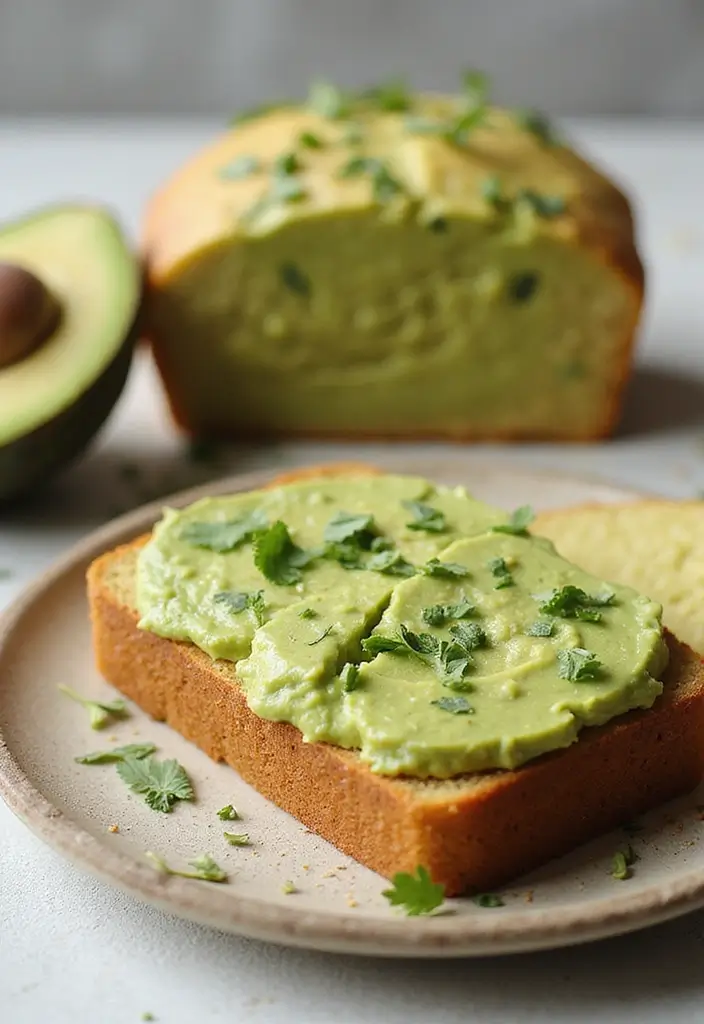 27 Soft & Fluffy Gluten-Free Bread Recipes - 24. Gluten-Free Avocado Bread