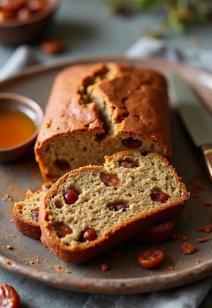 27 Soft & Fluffy Gluten-Free Bread Recipes - 26. Gluten-Free Date Bread