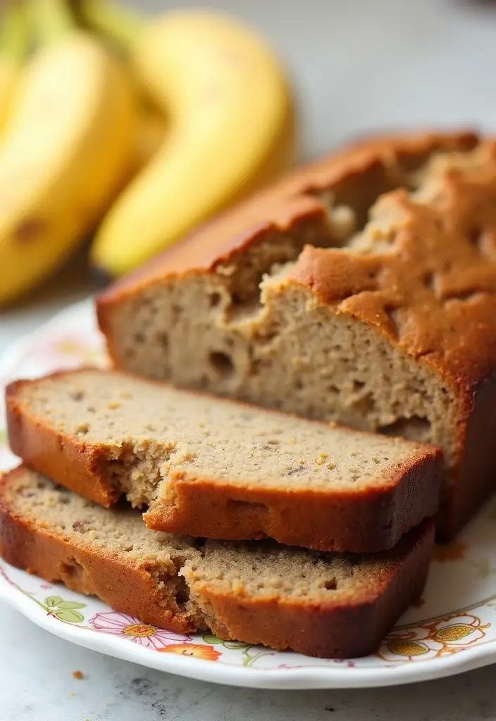 27 Soft & Fluffy Gluten-Free Bread Recipes - 3. Quick Gluten-Free Banana Bread