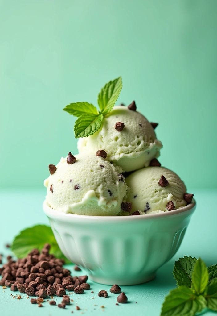 28 Classic Desserts Made 100% Gluten-Free - 20. Mint Chocolate Chip Ice Cream