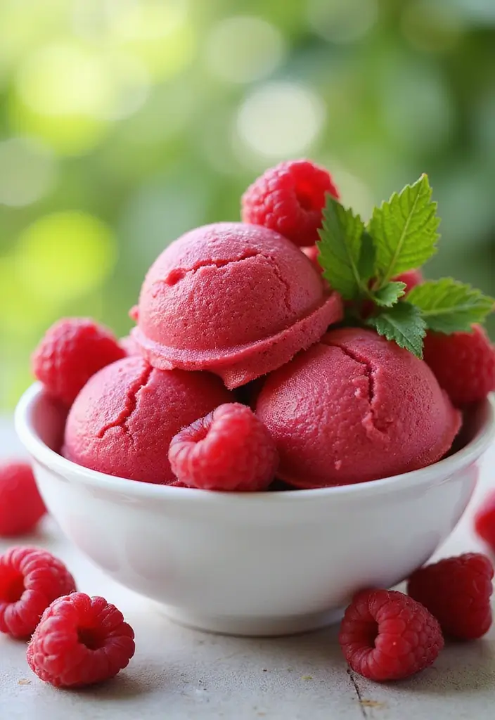 28 Classic Desserts Made 100% Gluten-Free - 27. Raspberry Sorbet