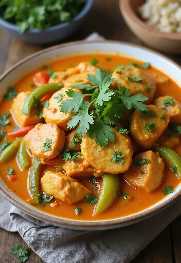 28 Easy Gluten-Free Dinner Ideas for Busy Nights - 12. Thai Coconut Curry Chicken