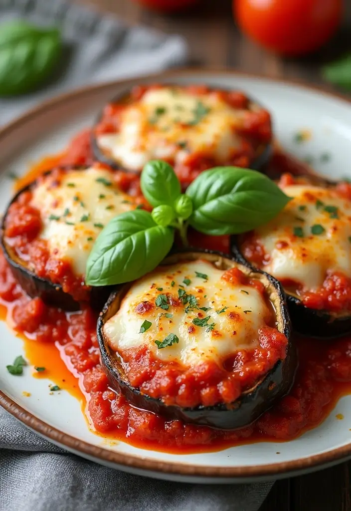 28 Easy Gluten-Free Dinner Ideas for Busy Nights - 13. Baked Eggplant Parmesan