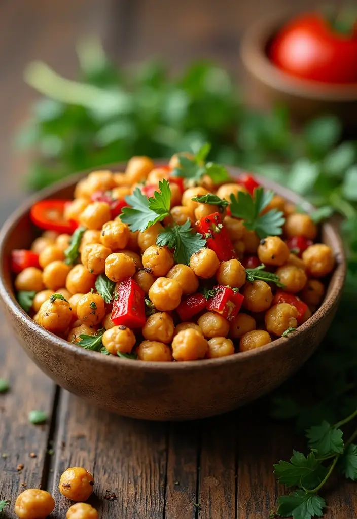 28 Easy Gluten-Free Dinner Ideas for Busy Nights - 18. Roasted Chickpeas and Vegetables
