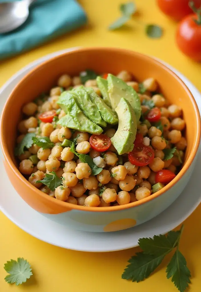 28 Easy Gluten-Free Dinner Ideas for Busy Nights - 21. Chickpea Salad with Avocado