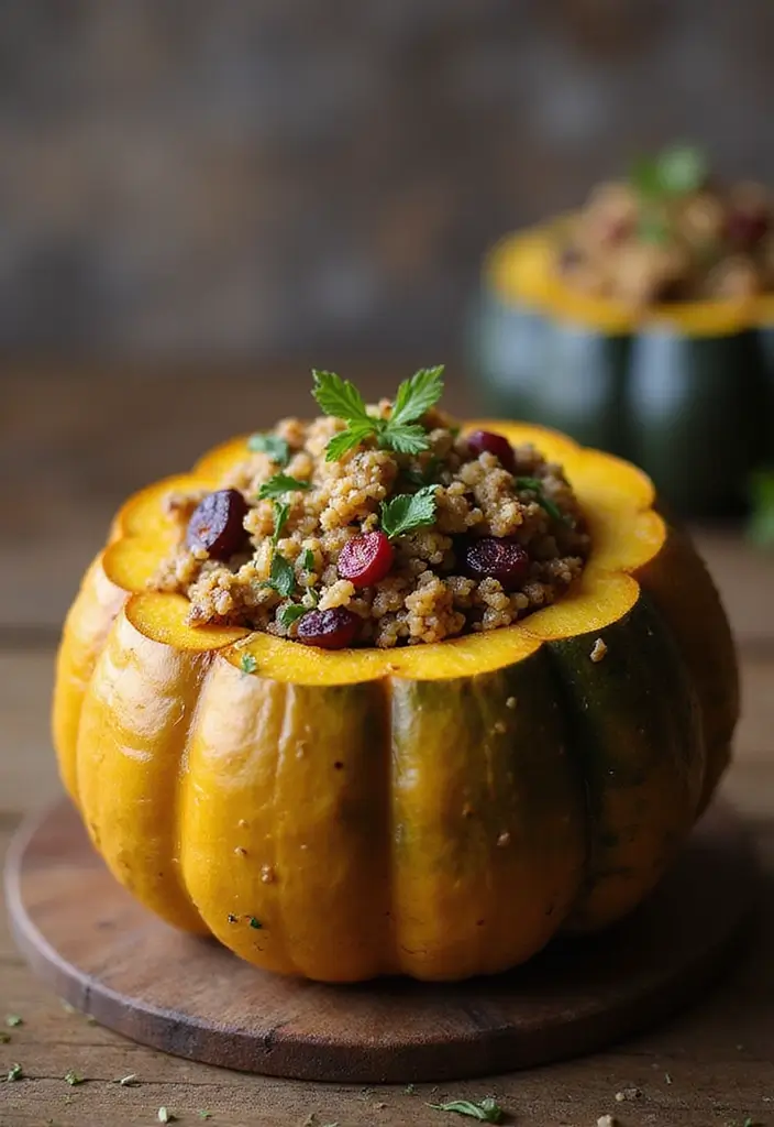 28 Easy Gluten-Free Dinner Ideas for Busy Nights - 9. Savory Stuffed Acorn Squash