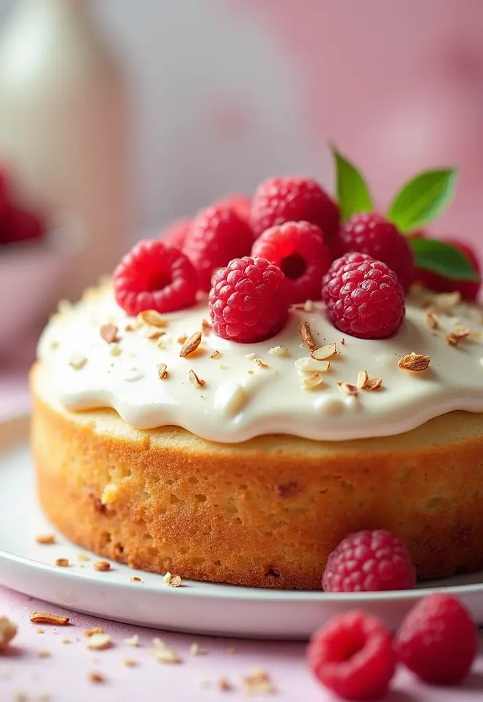 28 Gluten-Free Birthday Cakes That Steal the Show - 17. Raspberry Almond Cake