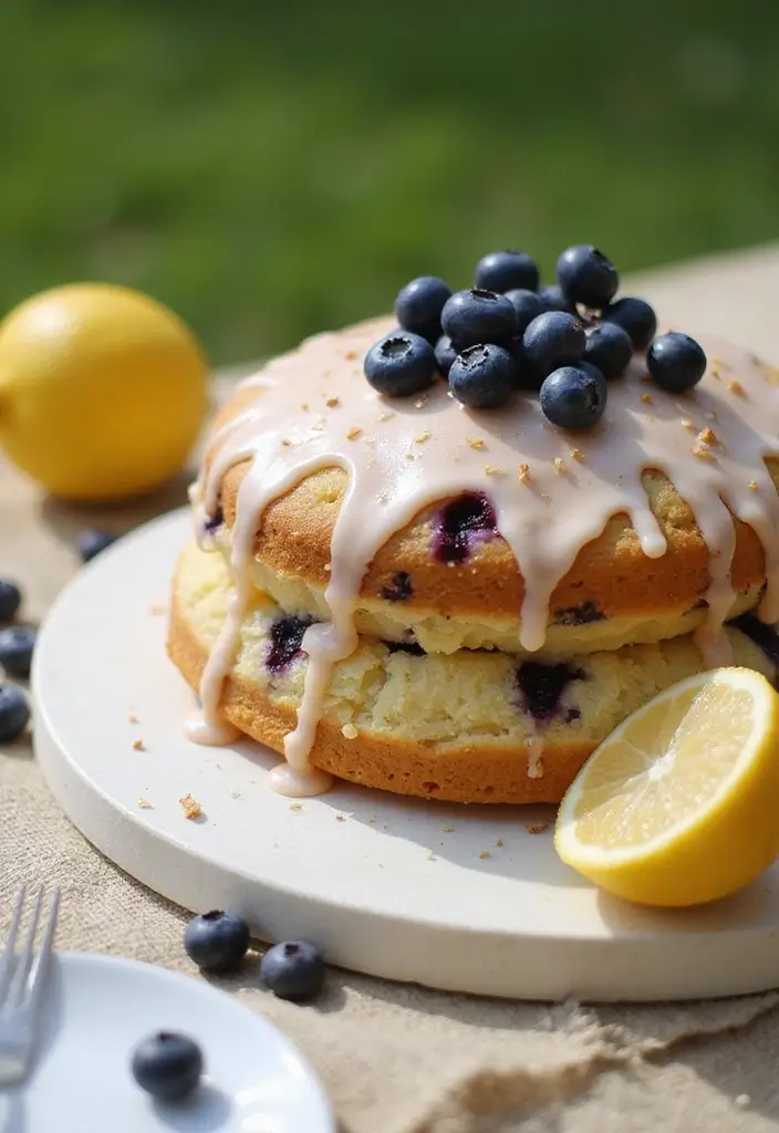 28 Gluten-Free Birthday Cakes That Steal the Show - 2. Lemon Blueberry Almond Cake
