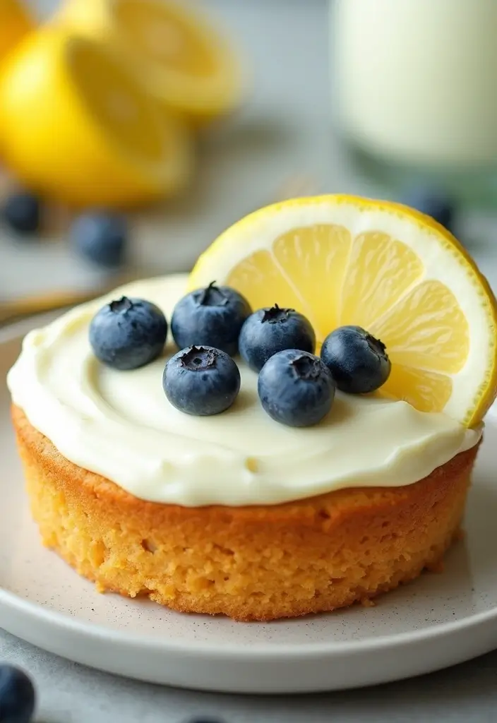 28 Gluten-Free Birthday Cakes That Steal the Show - 21. Blueberry Lemon Cake