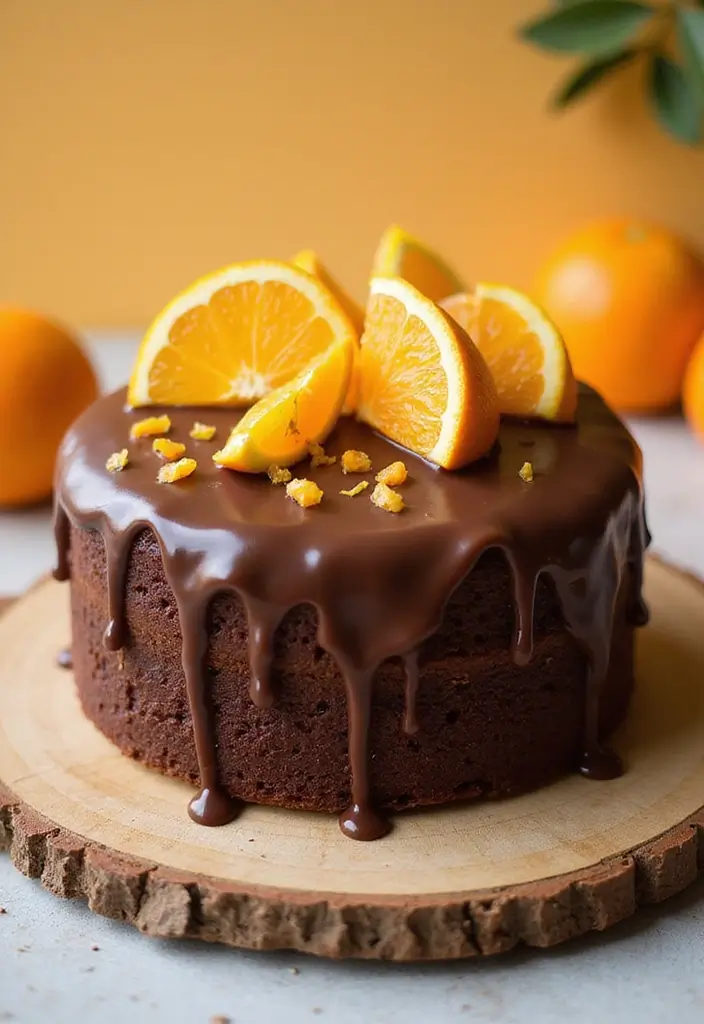 28 Gluten-Free Birthday Cakes That Steal the Show - 22. Chocolate Orange Cake