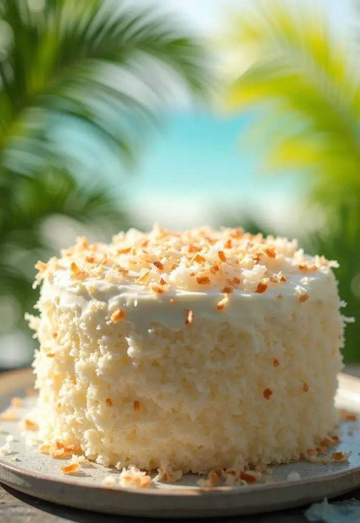 28 Gluten-Free Birthday Cakes That Steal the Show - 5. Decadent Coconut Cream Cake