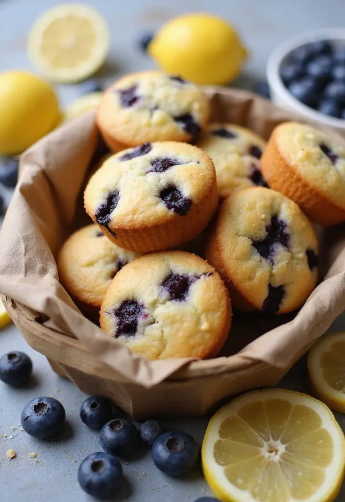 28 Gluten-Free Birthday Treats for All Ages - 10. Lemon Blueberry Muffins