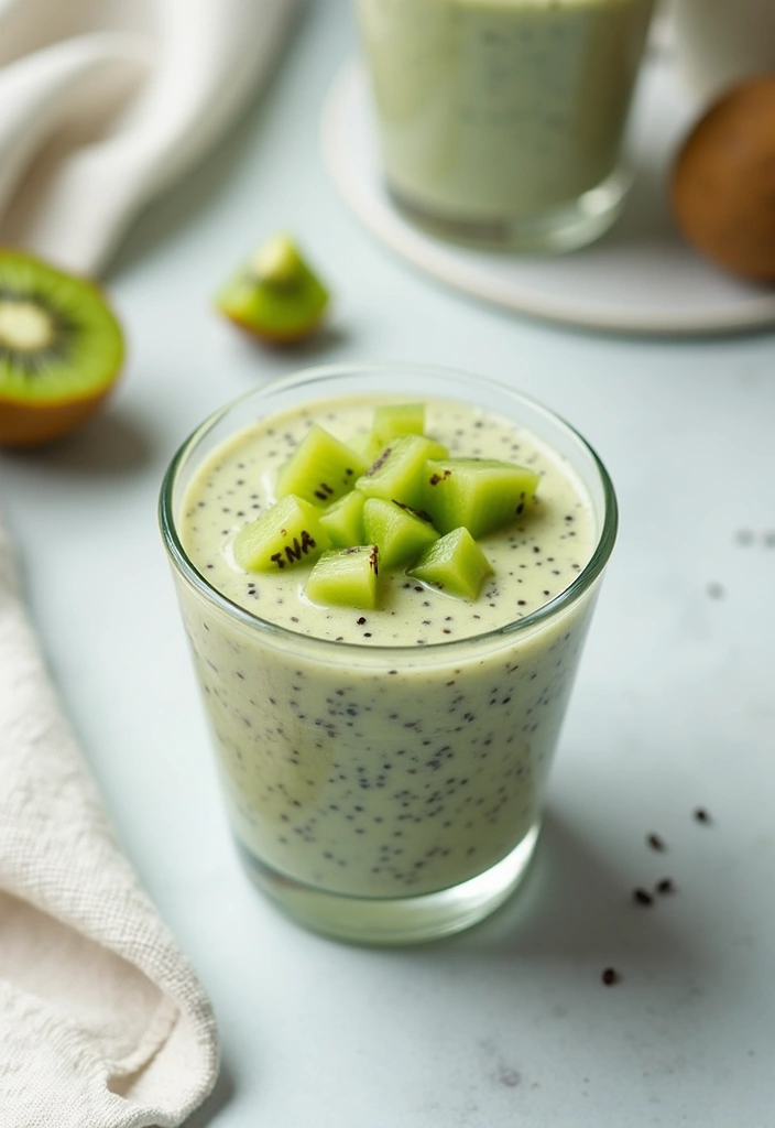 28 Gluten-Free Birthday Treats for All Ages - 22. Kiwi Coconut Chia Pudding