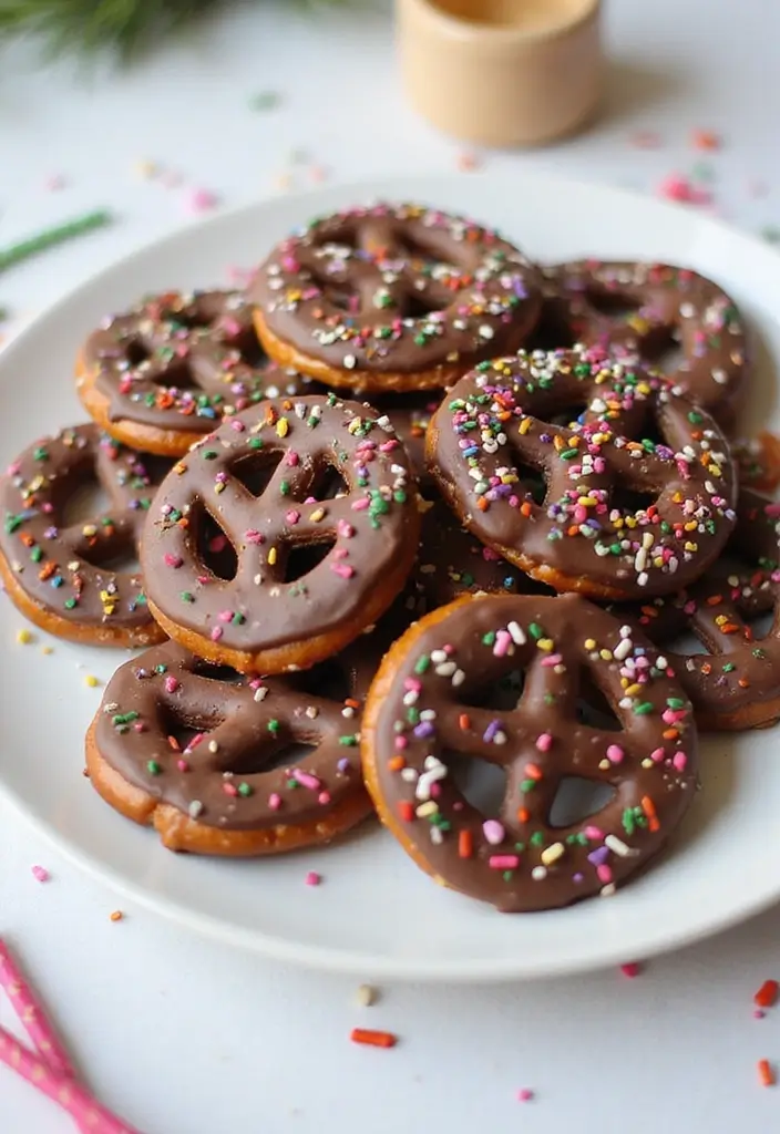 28 Gluten-Free Birthday Treats for All Ages - 28. Chocolate Covered Pretzels
