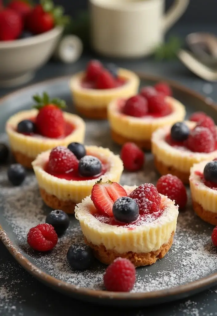 28 Gluten-Free Birthday Treats for All Ages - 7. Mini Gluten-Free Cheesecakes