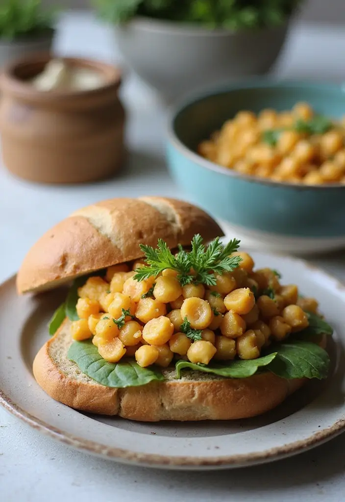 28 Gluten-Free Dairy-Free Recipes for Sensitive Stomachs - 12. Chickpea Salad Sandwich