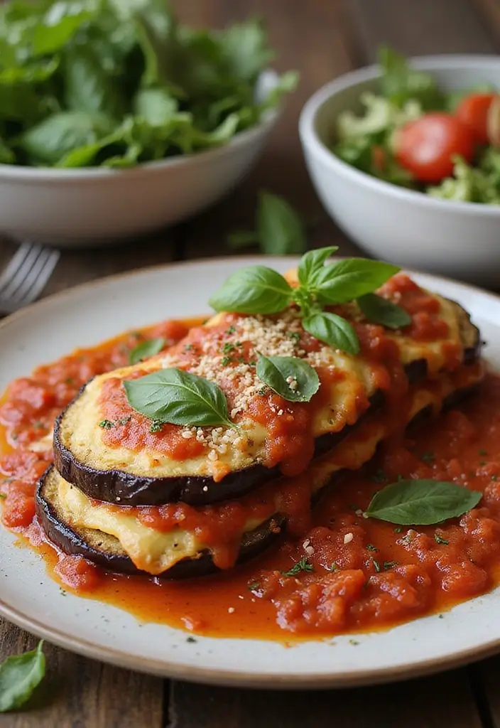 28 Gluten-Free Dairy-Free Recipes for Sensitive Stomachs - 22. Eggplant Parmesan
