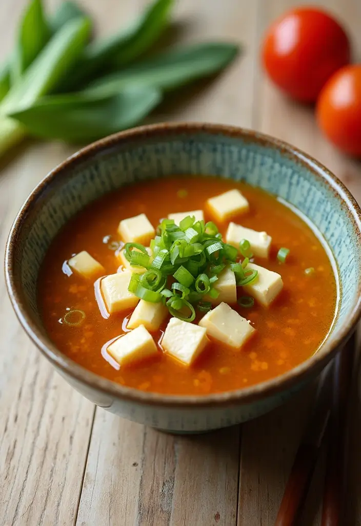 28 Gluten-Free Dairy-Free Recipes for Sensitive Stomachs - 23. Miso Soup with Tofu