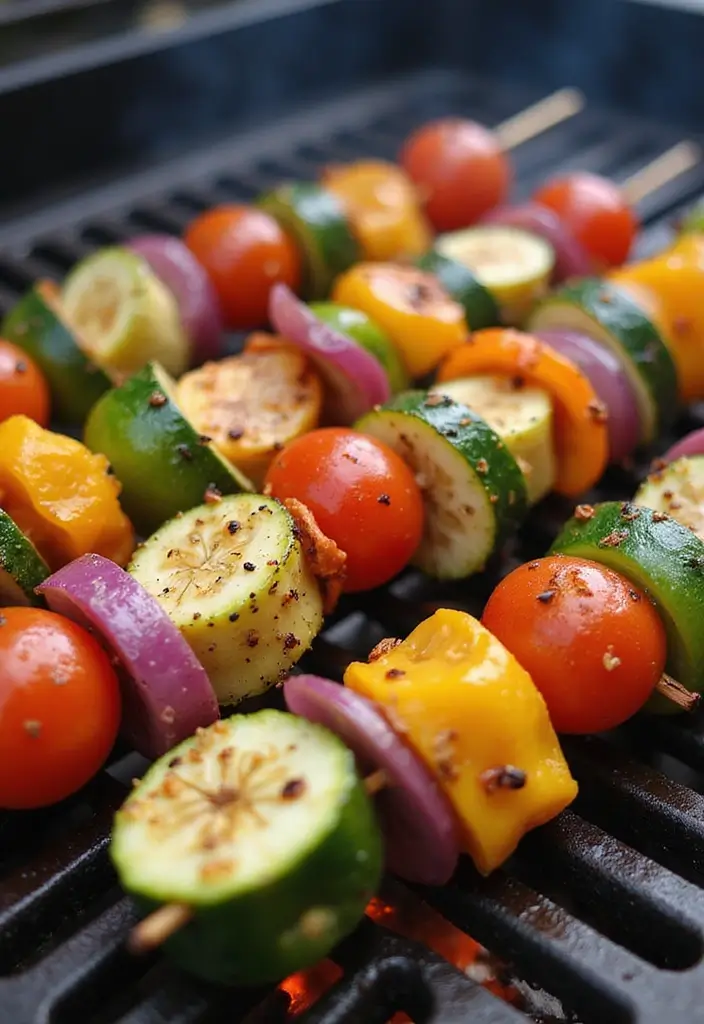 28 Gluten-Free Dairy-Free Recipes for Sensitive Stomachs - 26. Grilled Vegetable Skewers
