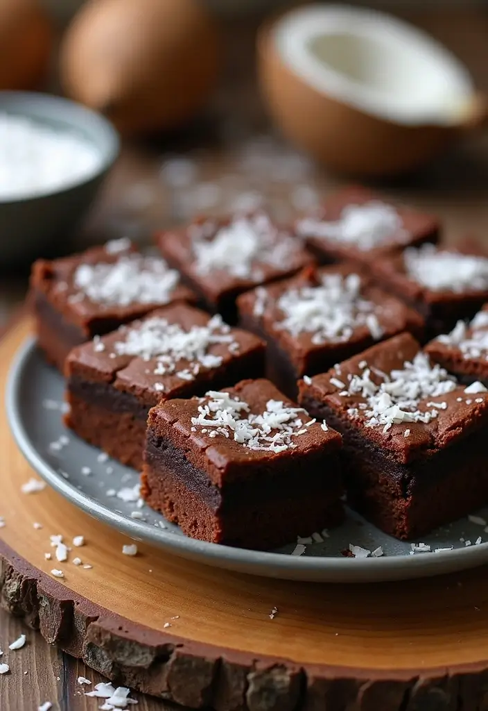 28 Gluten-Free Dairy-Free Recipes for Sensitive Stomachs - 28. Coconut Flour Brownies
