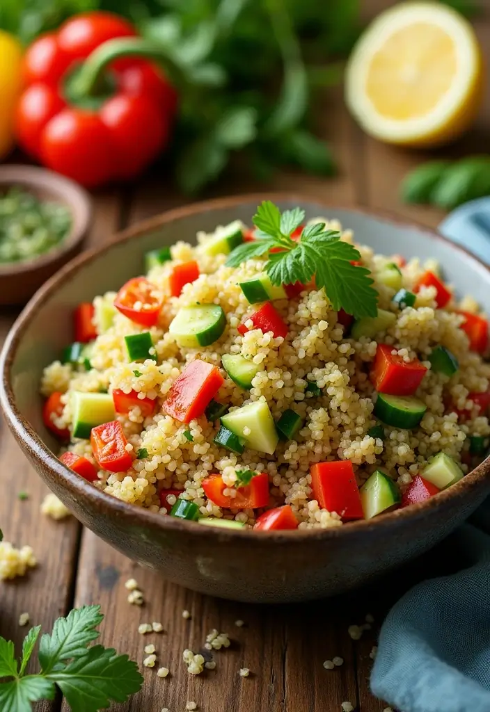 28 Gluten-Free Dairy-Free Recipes for Sensitive Stomachs - 6. Quinoa Salad with Lemon Vinaigrette