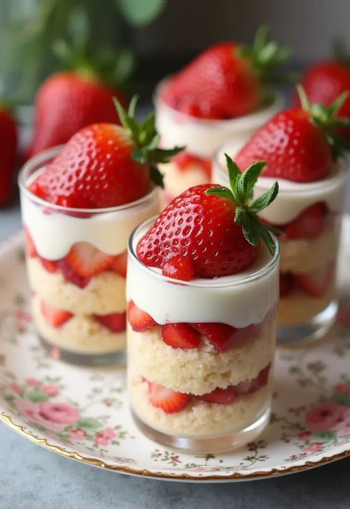 28 Gluten-Free Dessert Recipes That Wow Guests - 16. Strawberry Shortcake Cups